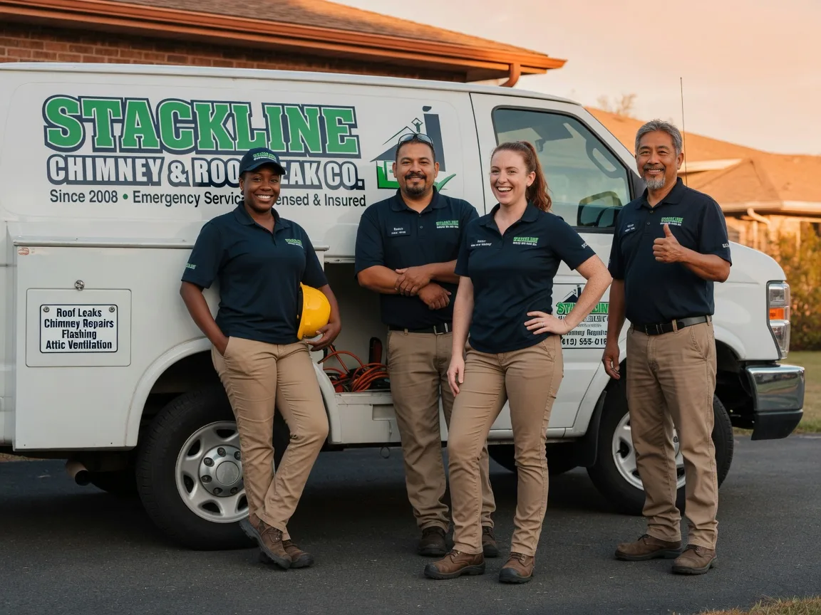 Chimney flashing repair company in Lecompte, LA